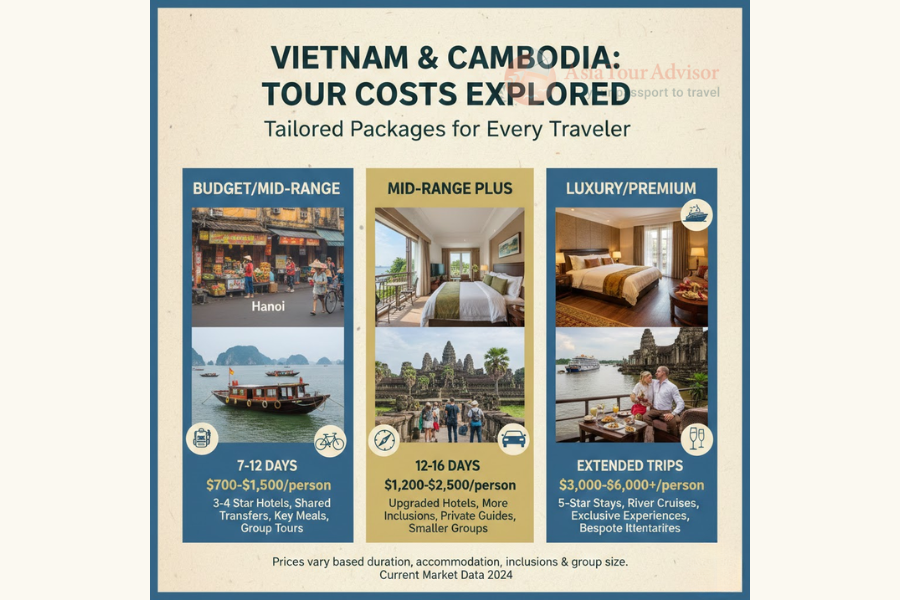 Vietnam and Cambodia Tours Cost 2026: From $529 Guide | Asia Tour Advisor